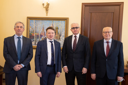 Президент НОСТРОЙ Антон Глушков и президент РСПП Александр Шохин провели рабочую встречу Президент НОСТРОЙ Антон Глушков и президент РСПП Александр Шохин провели рабочую встречу